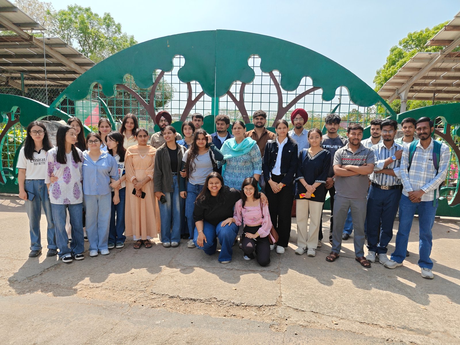 Educational Trip to the Department of Botany, Panjab University and Sarangpur Botanical Garden (16 March 2026) — exploring plant diversity and conservation.